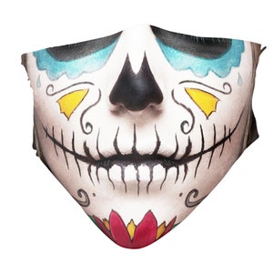 Day of the Dead Face Mask, Dia de Los Muertos Face Mask, Washable face mask, Reusable Face Mask for Adults and Kids Sizes, Protective Mask