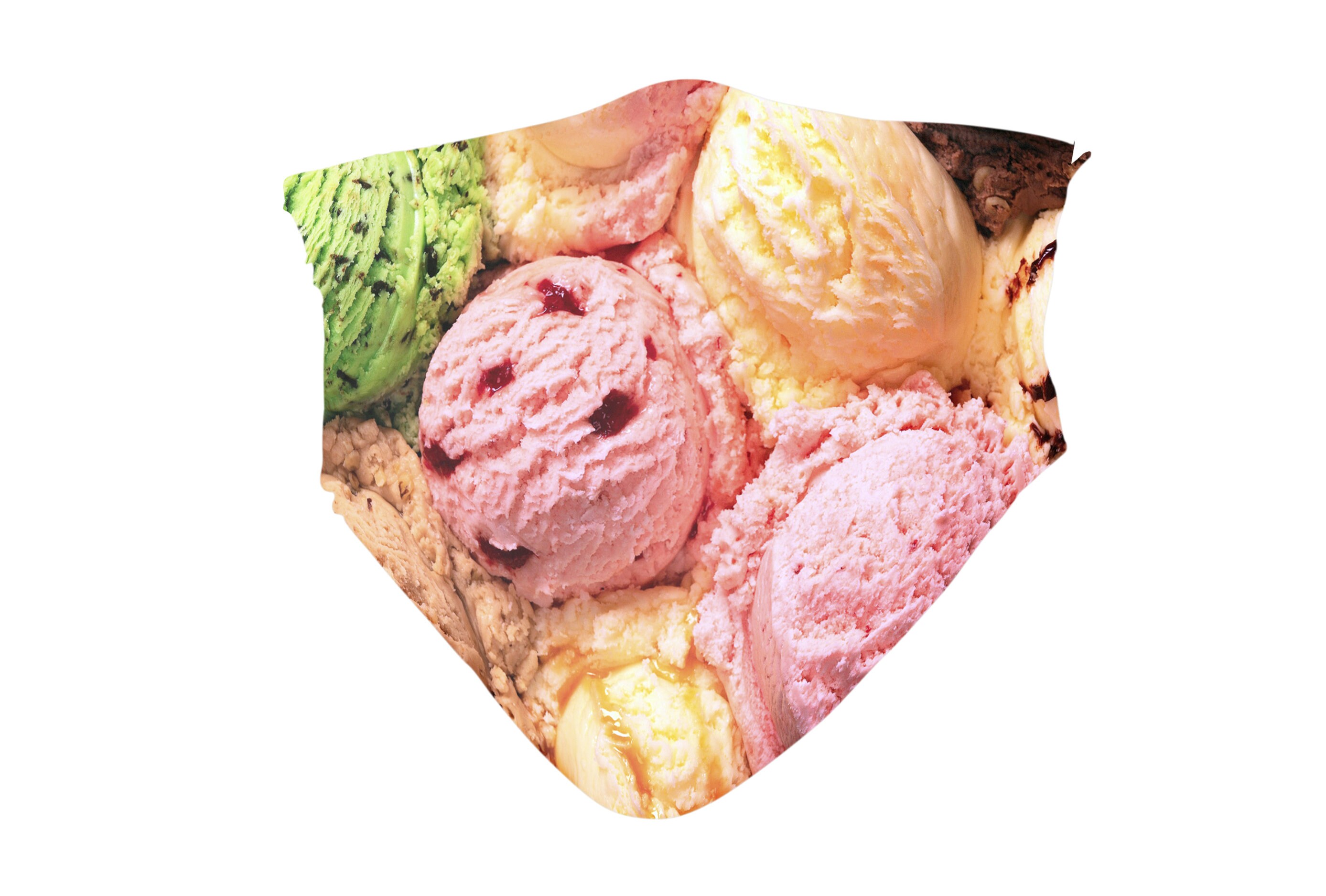 Ice Cream Face Mask Funny Face Mask for Women Washable Face Etsy
