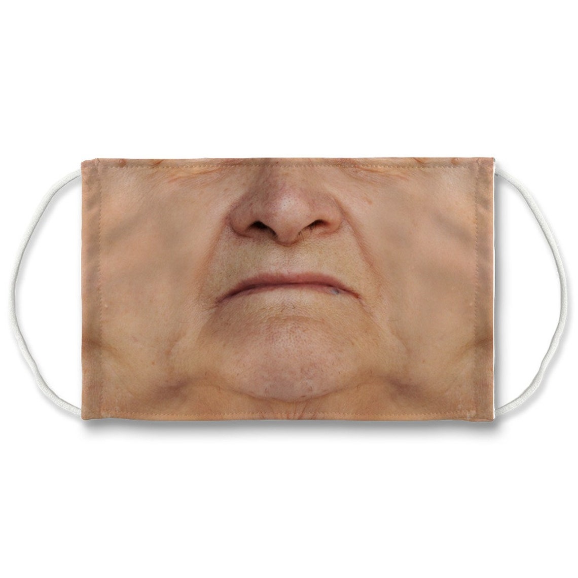 Funny Face Mask for Men, Old Woman Face Mask, Face Cover, Washable Face