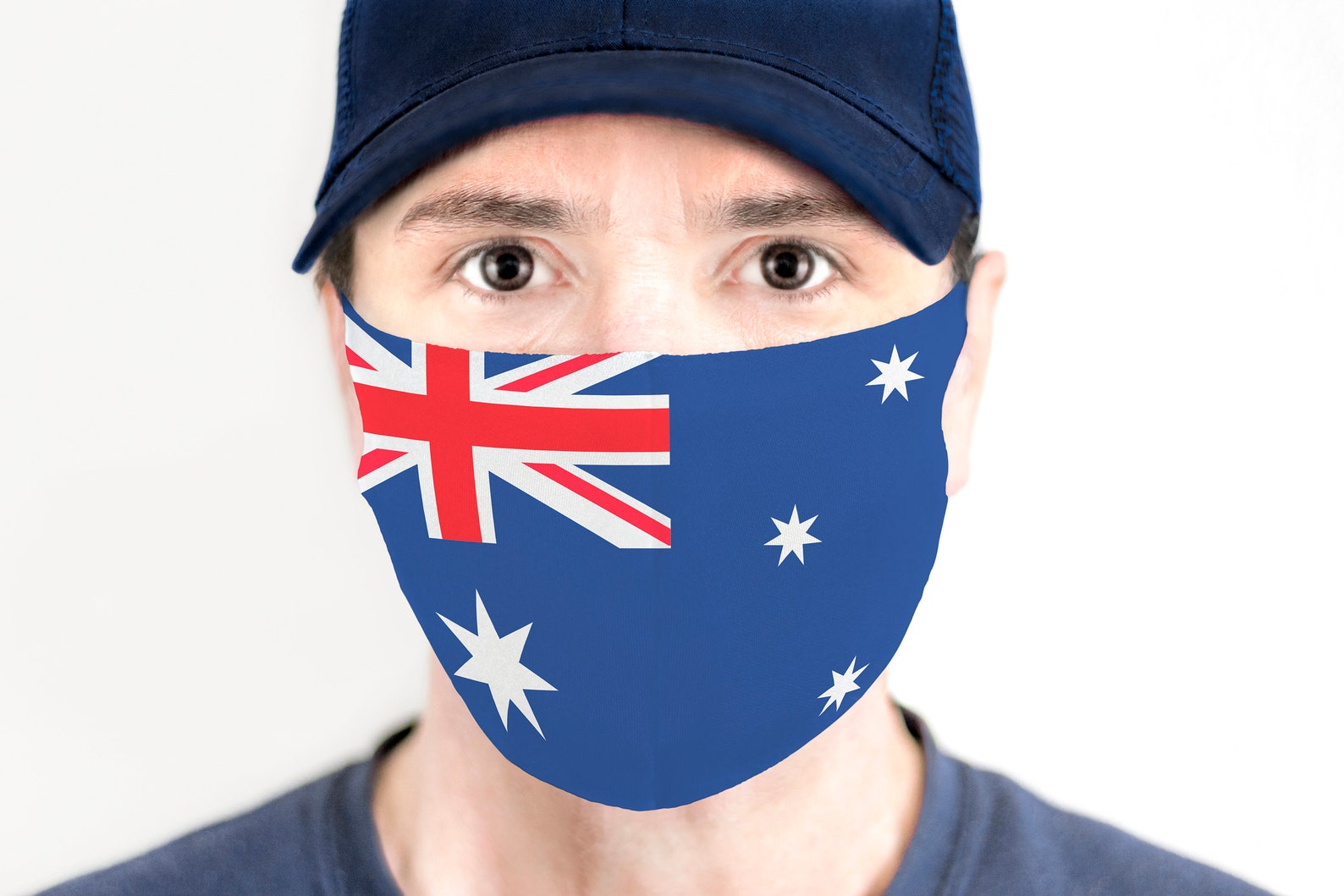 Australia Flag Face Mask Australian Face Mask Face Mask for Etsy