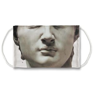 Statue of David Face Mask, Michelangelo, Funny Face Mask, Washable face mask, Funny Reusable Face Mask for Adults and Kids, Protective Mask