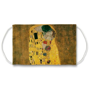 The Kiss Gustav Klimt Face Mask, With Carbon Filter, Face Mask for Women, Funny Painting Face Mask, Washable face mask, Reusable Face Mask