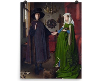 The Arnolfini Portrait Poster: Jan van Eyck Wall Art