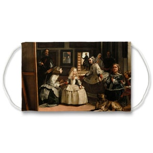 Las Meninas Face Mask, Diego Velázquez, Washable face mask, Funny Reusable Face Mask for Adults and Kids, Protective Mask, Art Mask, Art