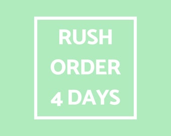 Rush Order - 4 business day production - Baby items only