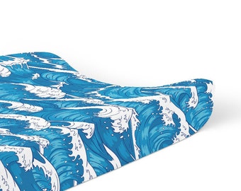 nautical changing mat