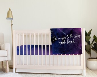galaxy nursery bedding