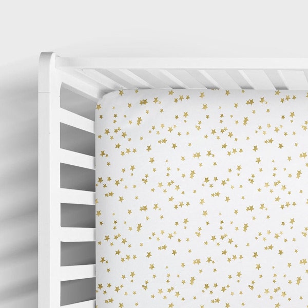 Gold Crib Sheet Etsy