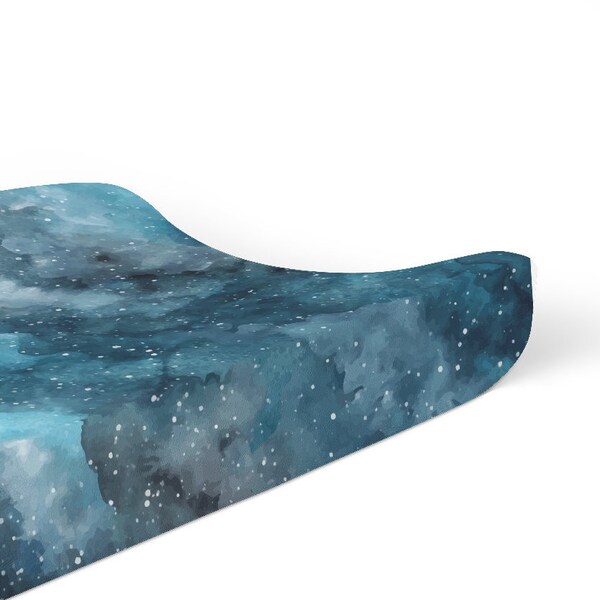 Blue Galaxy Change Pad - Space Changing Mat Cover - Cosmic Baby Nursery Decor - Celestial Kids Accessories