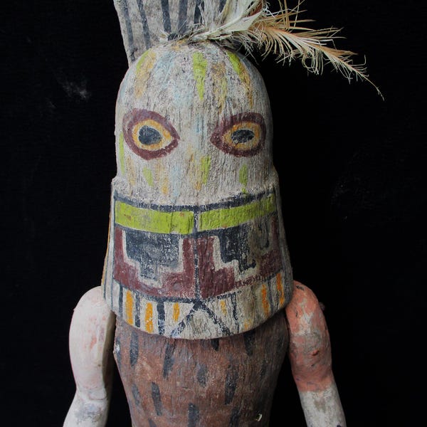 Kachina Paiyakyamu or Koyala doll, Hopi 34 cm