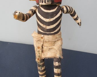 Poupée Hopis Kachina doll en bois 34 cm