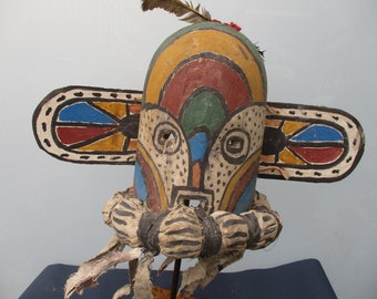 Wooden Hopis Kachina Helm Mask 48 cm