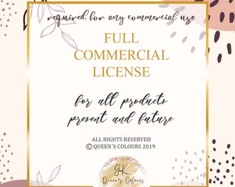 Full Commercial License of All Products Present and Future.