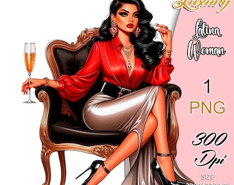 Gorąca Latynoska Królowa Png, Hiszpańska Kobieta Png, Glam Latina Clipart, Latynoska Dziewczyna Clipart, Naklejki Latynoska Dziewczyna, Dumna Latynoska Png, Latynoska Impreza.