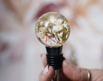 Wine Stopper | Gift Idea  | Wedding | Bridal | Favors | Floral | Mothers Day Gift | minimalist | housewarming | deco | Party | Bridesmaids