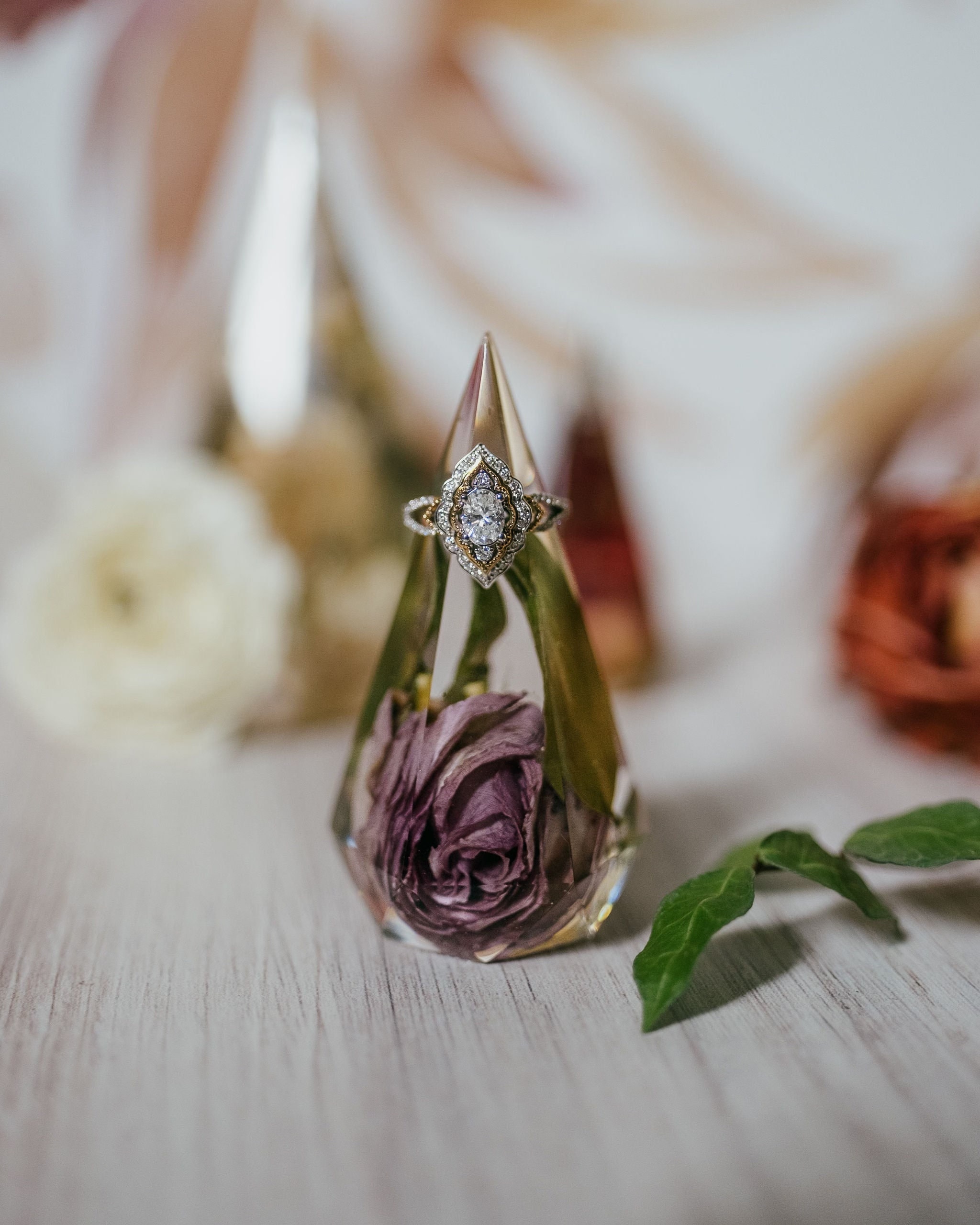 Wedding flower deals rings