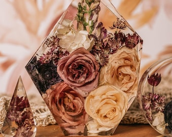 Bloque para la conservación de flores de boda: recuerdo del ramo de novia, regalo para la novia, conservación conmemorativa, preservación del ramo de boda, futura novia.