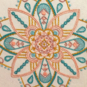 New Beginnings Mandala Embroidery Pattern