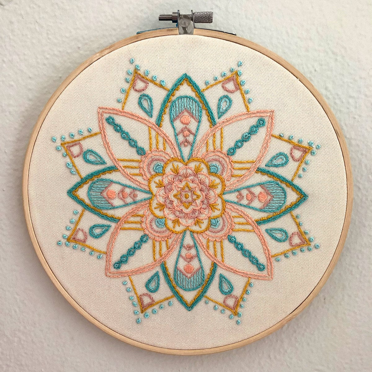 New Beginnings Mandala Embroidery Pattern Etsy