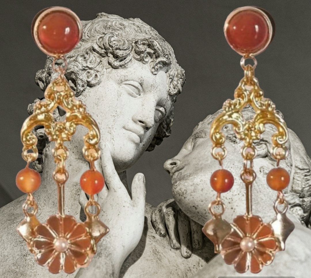 Boucles d'oreilles Anciennes à Vis – Argent & Perles d'Imitation – Vintage Chic - Montres & Bijoux