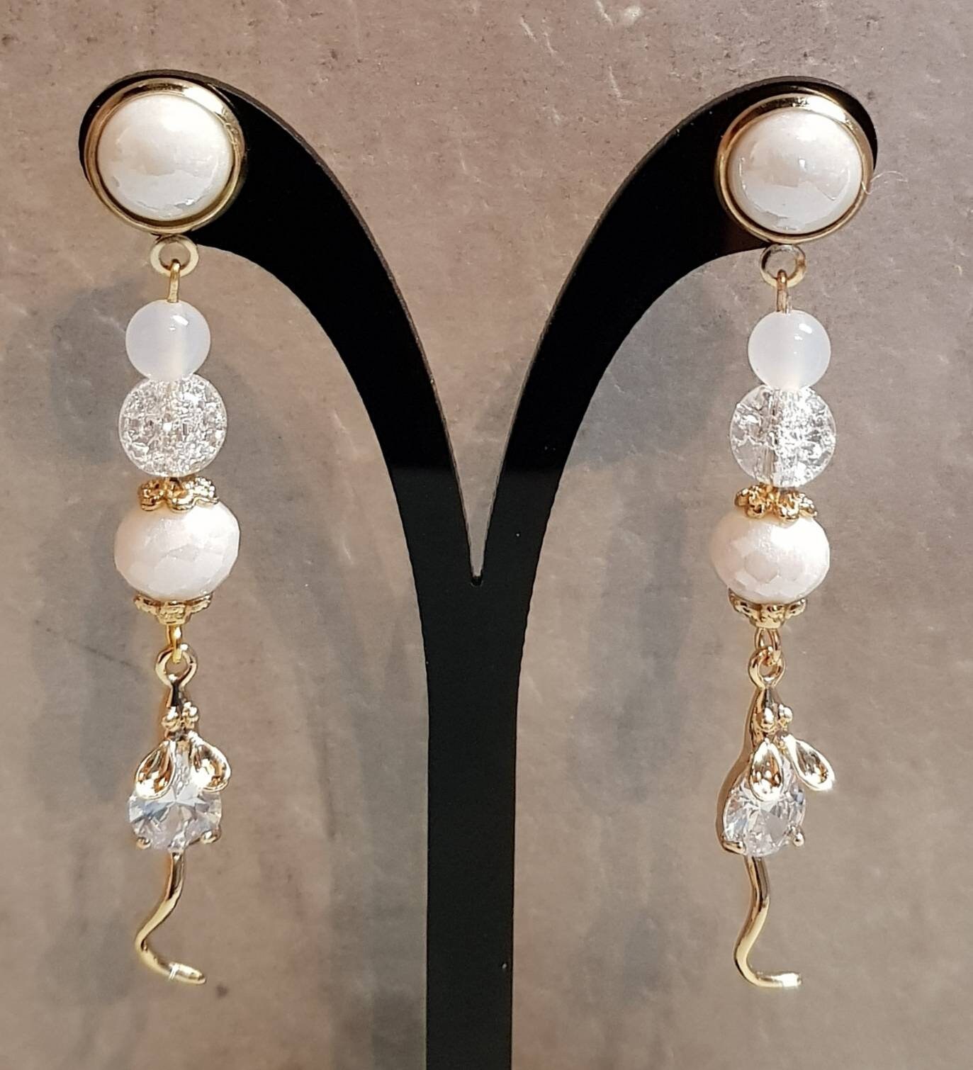 Boucle d'oreille Ludique bijou grenouille chance | Bijoux Zor Paris