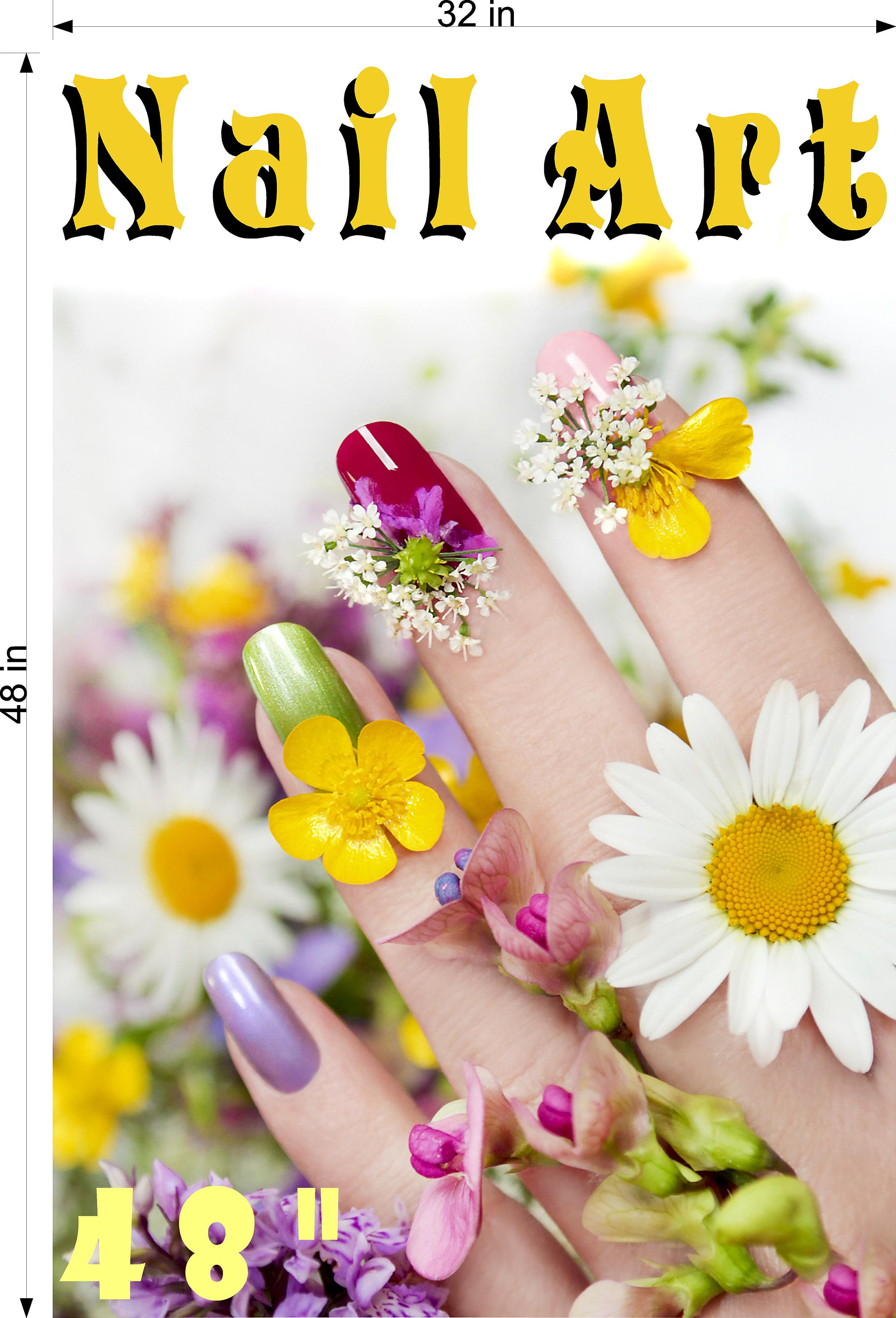 Nail Art 05 PhotoRealistic Paper Poster Premium Matte Etsy