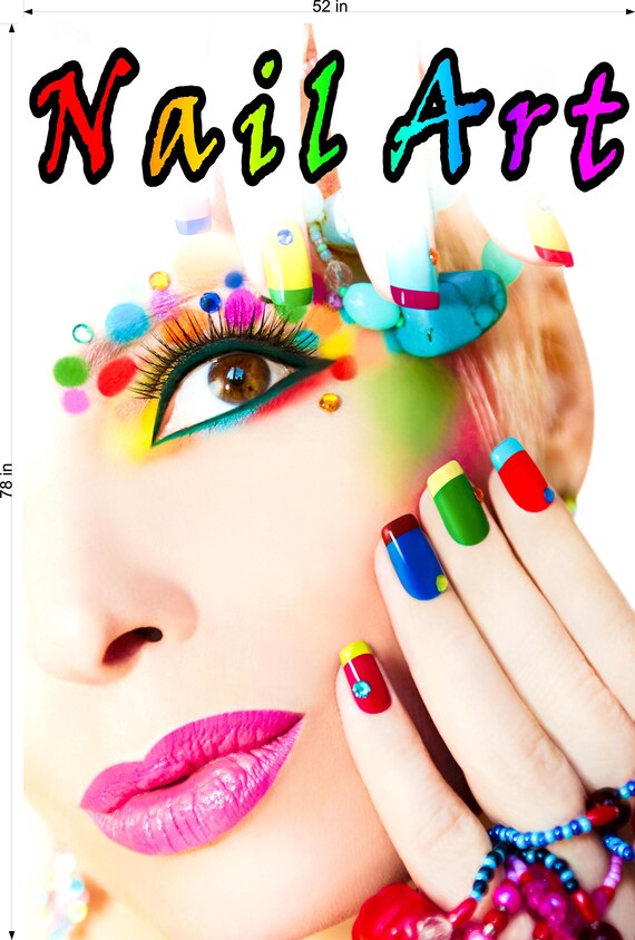 Nail Art 03 Photo-realistic Paper Poster Premium Interior Inside