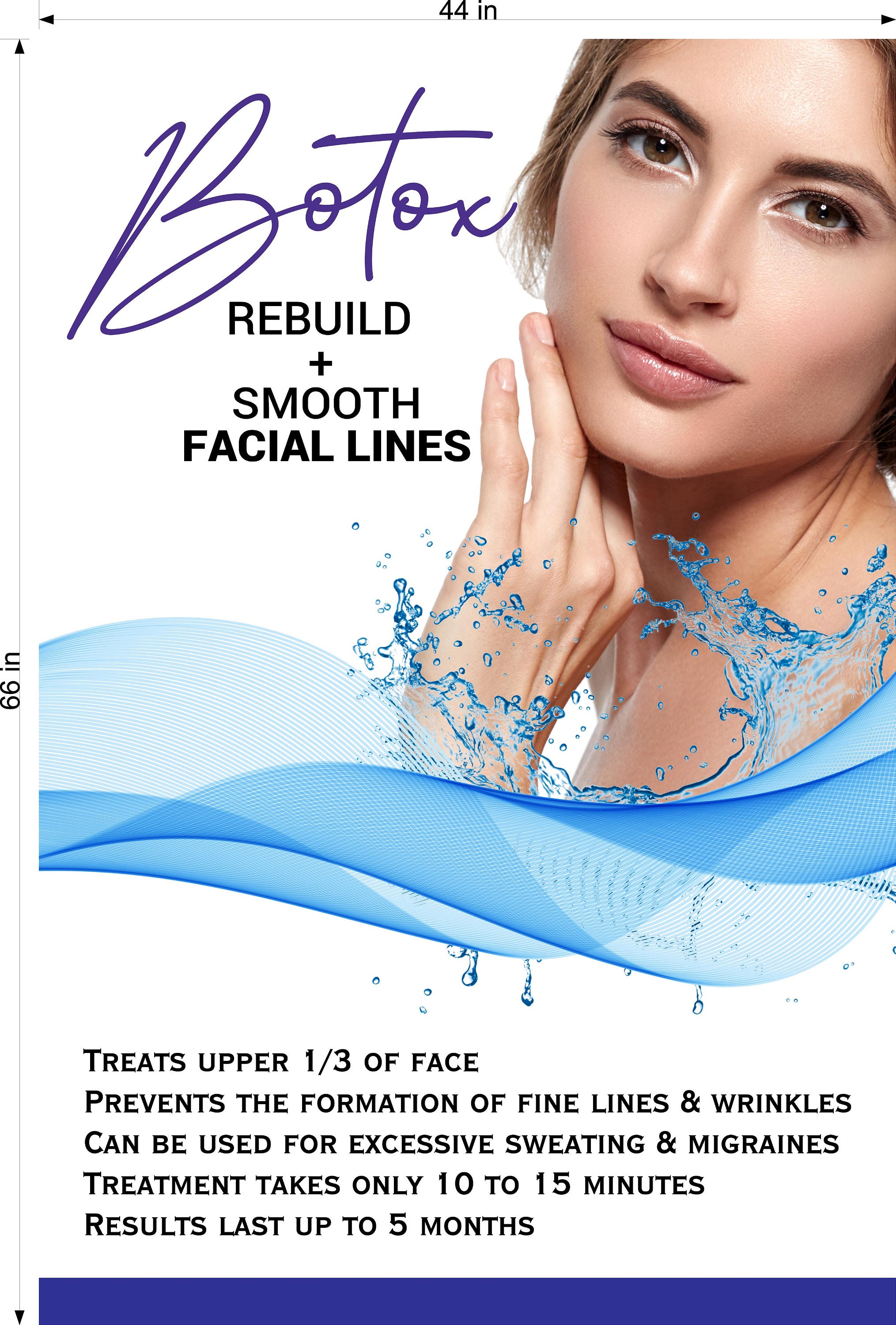 Botox 02 Photo-realistic Paper Poster Premium Interior Sign Advertising ...