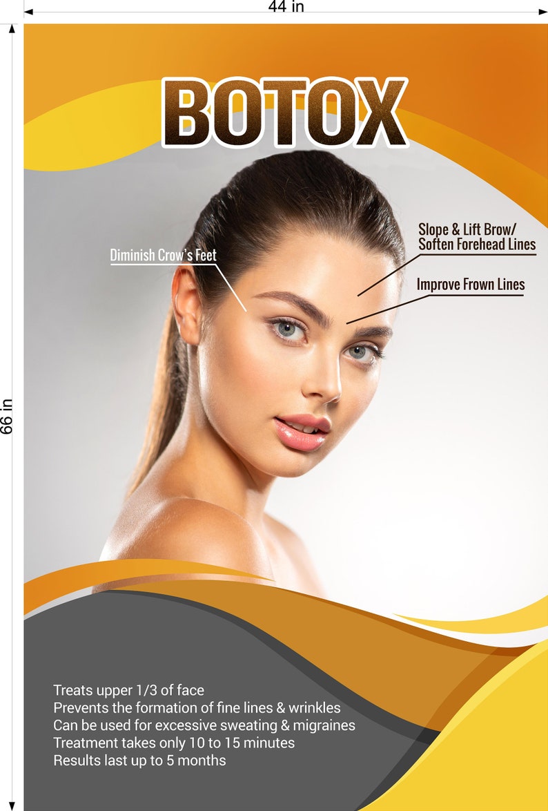 Botox 18 Photo-realistic Paper Poster Premium Interior Sign Advertising ...