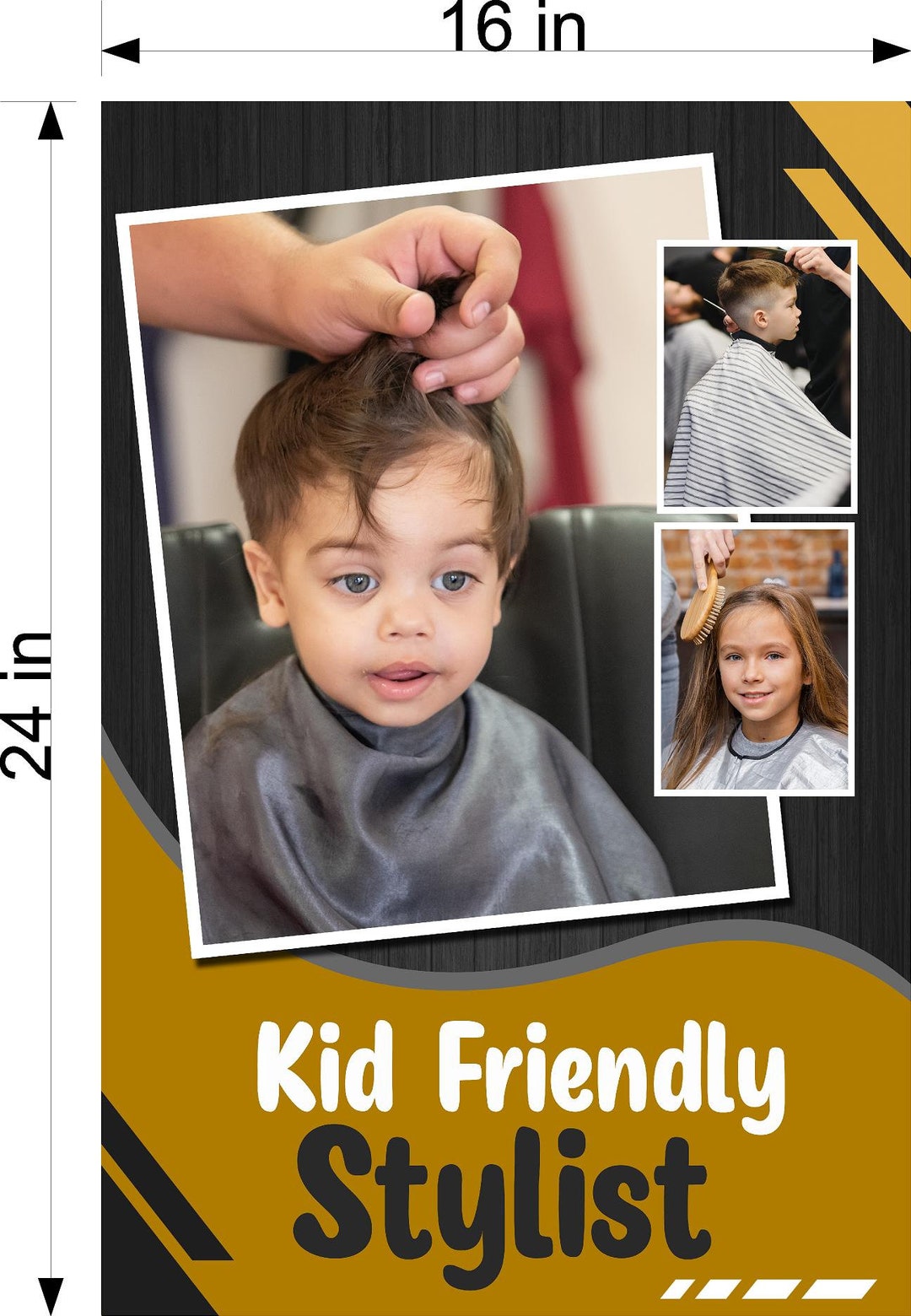 Family Hair 07 Photorealistic Paper Poster Premium Interior Sign