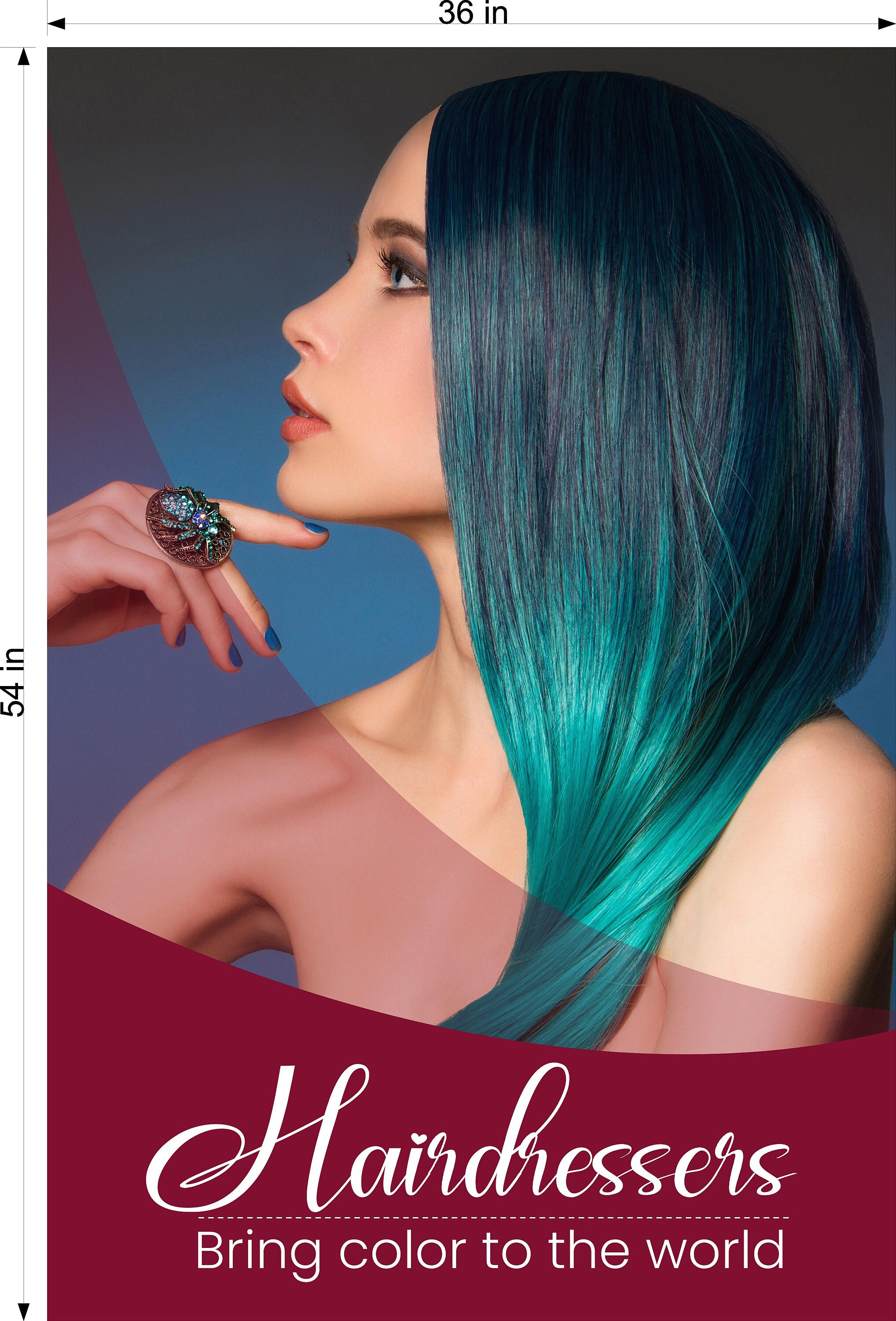 Hair Salon 47 Photo-realistic Paper Poster Premium Interior - Etsy