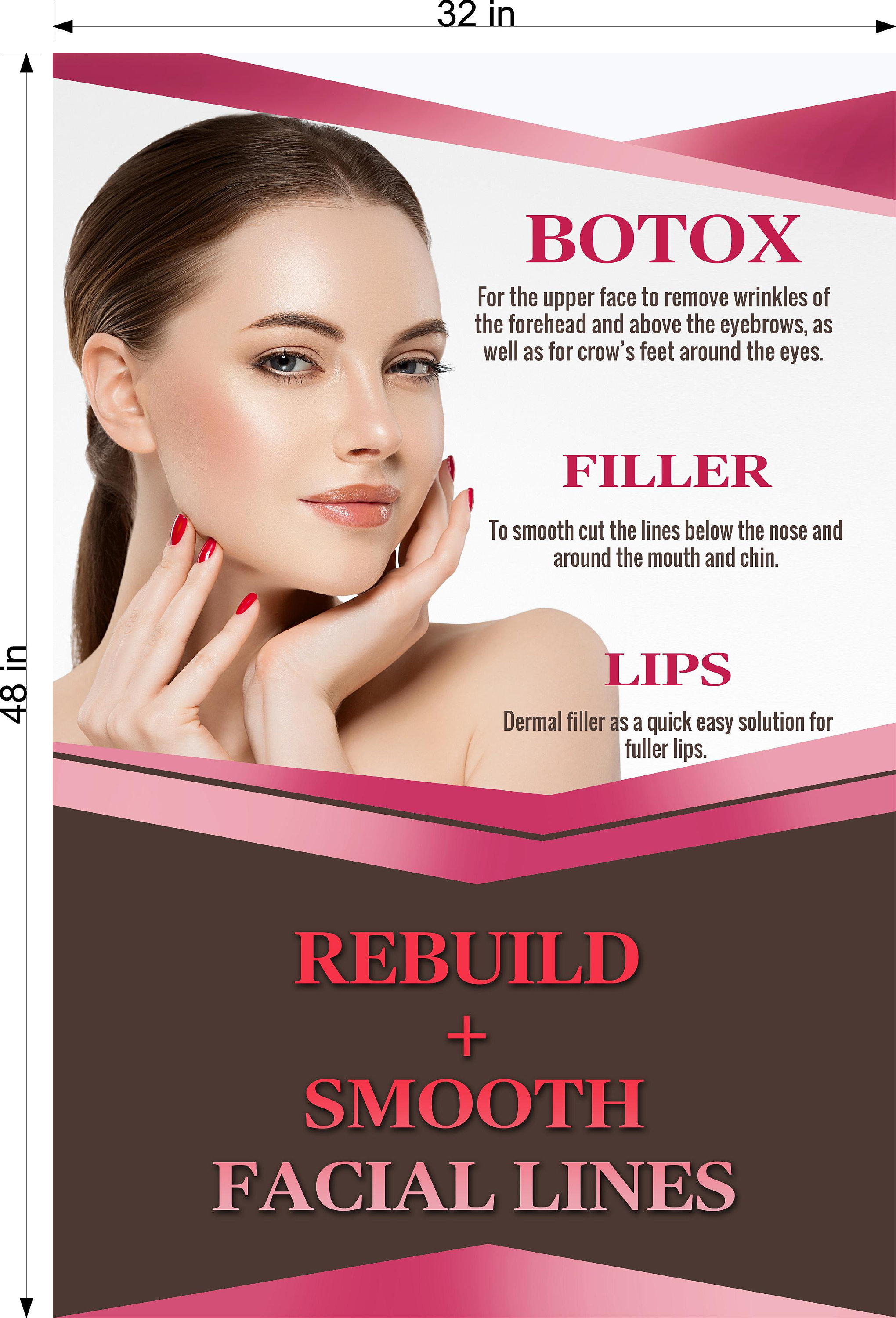 Botox 08 Photo-realistic Paper Poster Premium Interior Sign Advertising ...