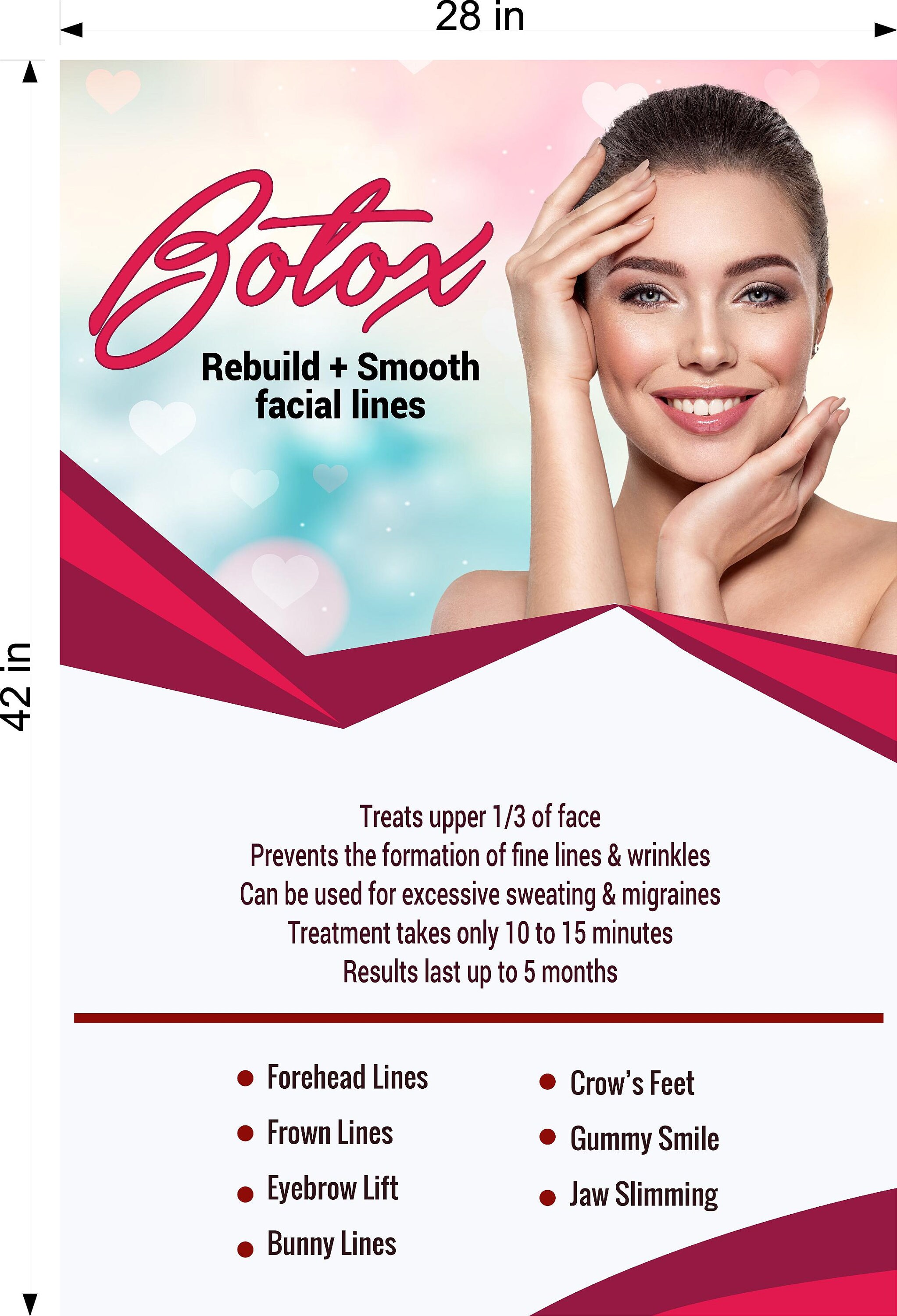 Botox 07 Photo-realistic Paper Poster Premium Interior Sign Advertising ...