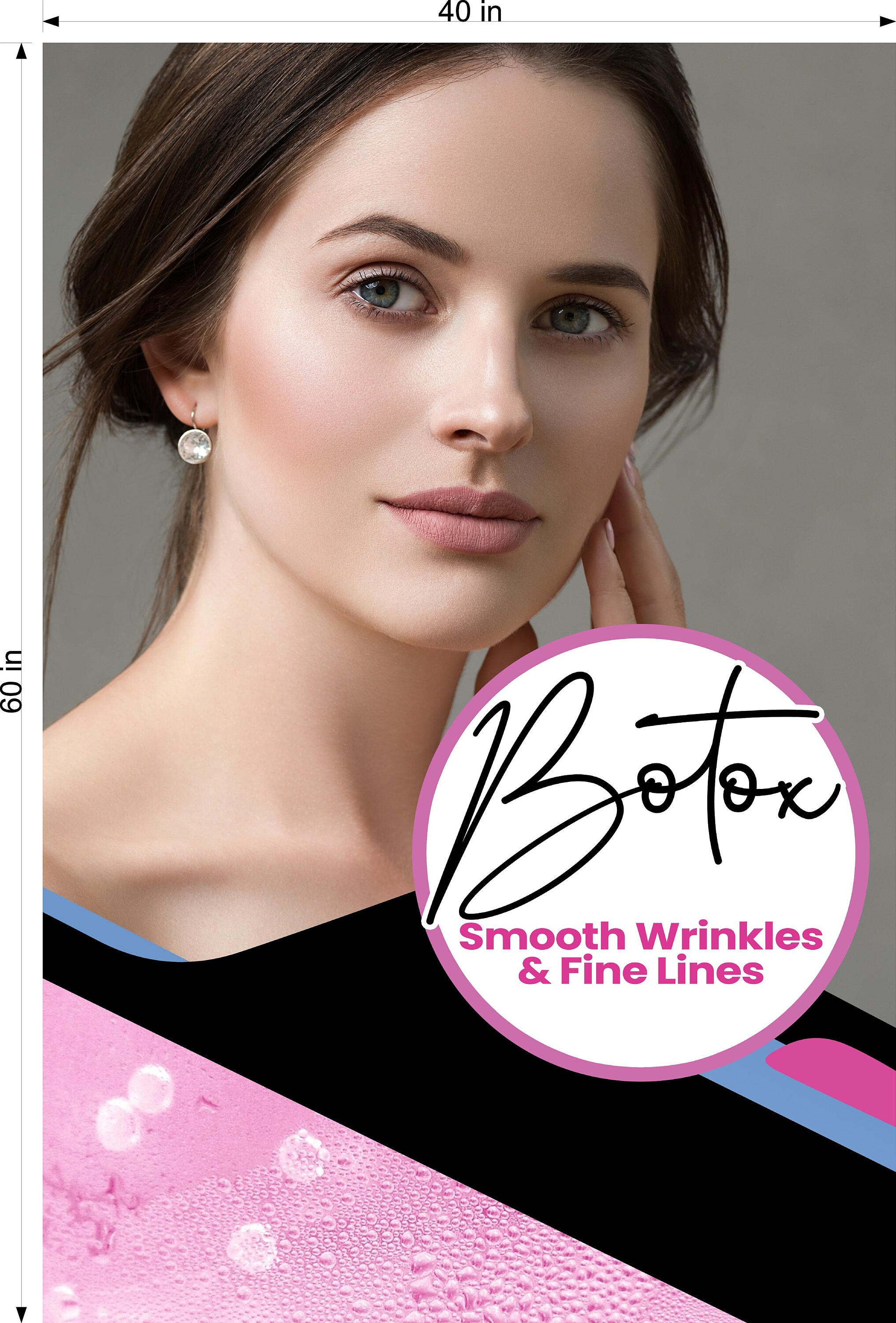Botox 16 Photo-realistic Paper Poster Premium Interior Sign Advertising ...