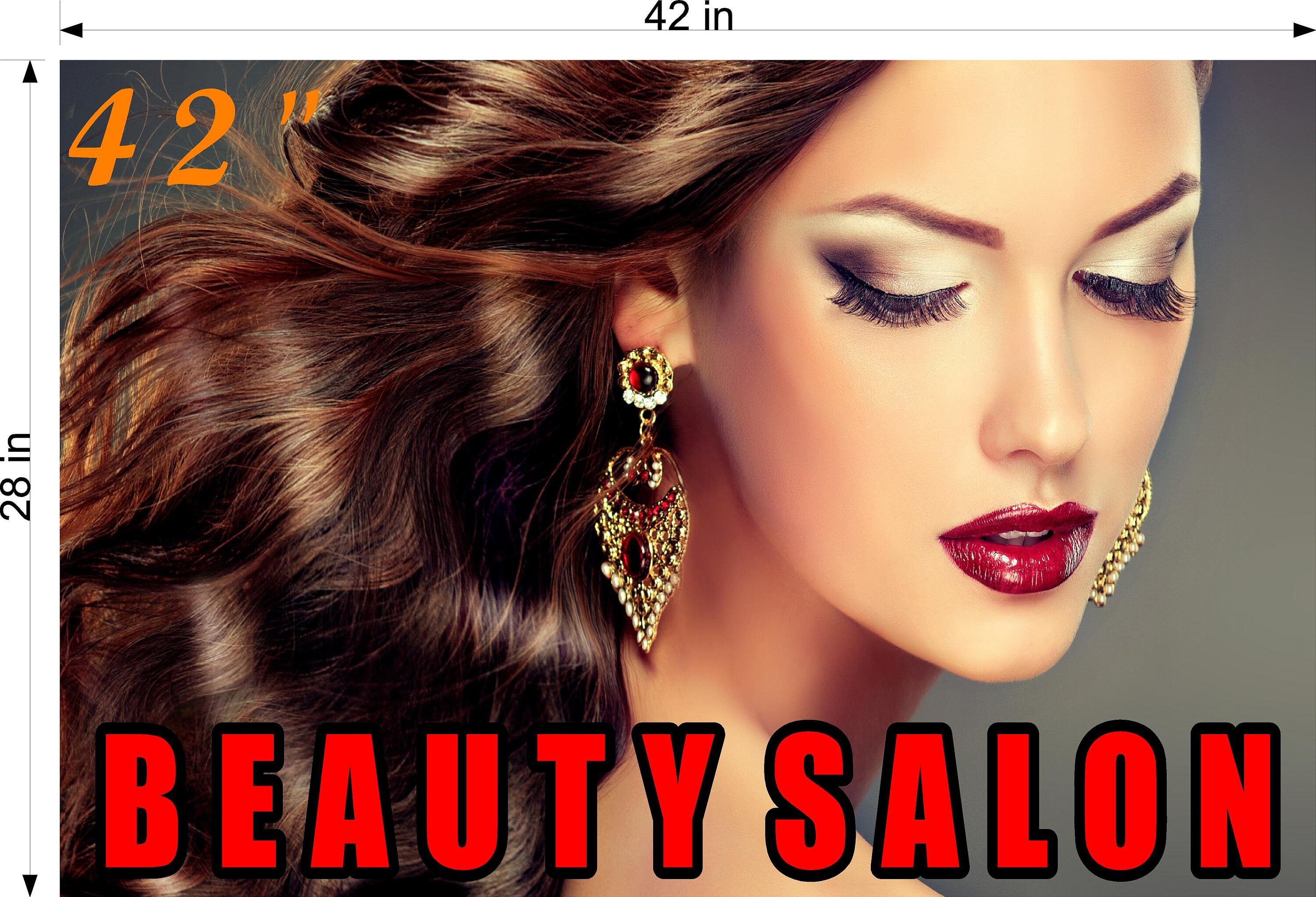 Hair Salon 03 Wallpaper Poster With Adhesive Backing Wall Etsy UK