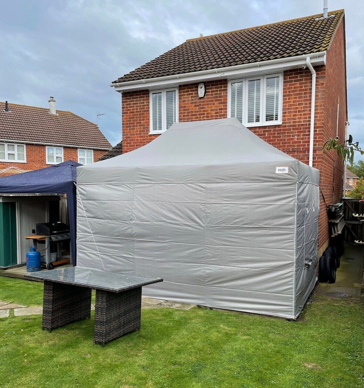 Titan Gazebo® 3m X 4.5m Hex 40 Heavy Duty Pop up Tent Zipper Etsy UK