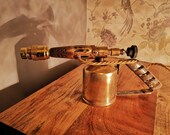 Vintage Monitor Brass Blow Torch Lamp, Table Lamp, Desk Lamp, Brass, Blowtorch, Industrial, Steampunk, ready to ship
