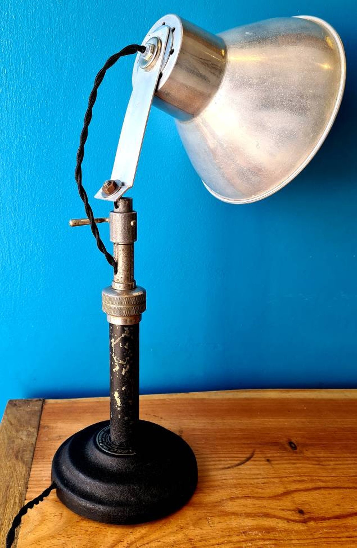 Vintage GEC Microphone Table Stand Lamp Desk Home Office Etsy
