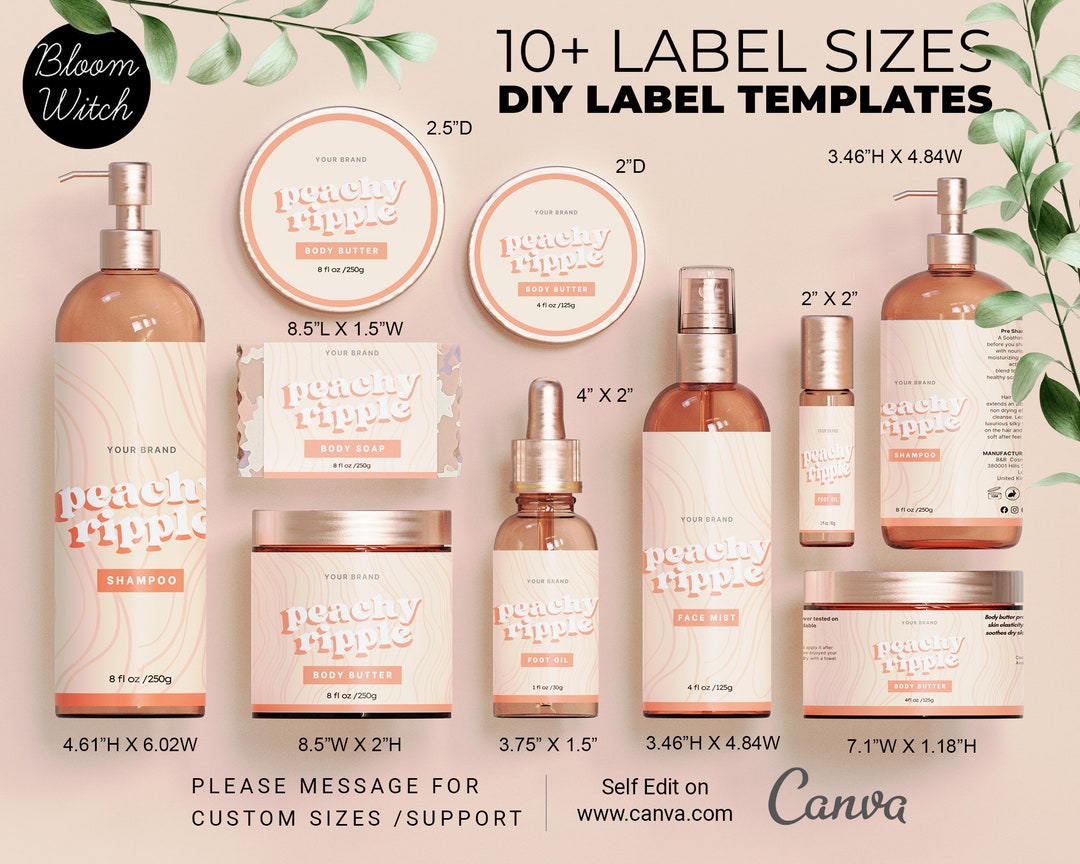 Editable Shea Butter Label Templates Whipped Shea Butter Labels Diy