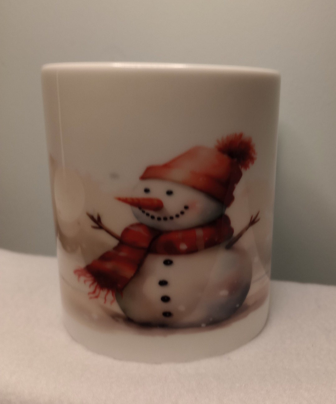 A Bone China Christmas Cup a Bone China Christmas Mug 8 Oz Etsy UK