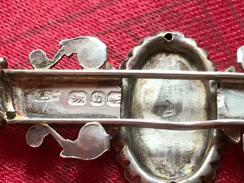 Edwardian Hallmarked Silver Brooch