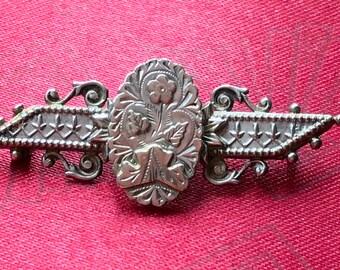 Edwardian Hallmarked Silver Brooch