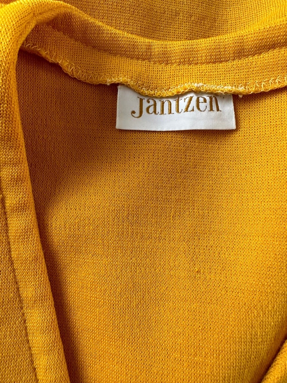 60’s/70’s Jantzen Golden Yellow Button Up Tunic M… - image 9