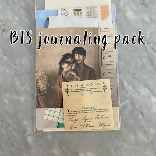 BTS journal kit/pack aesthetic art