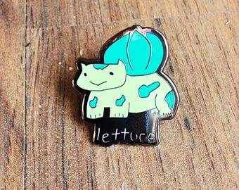 Lettuce Grass Type Friend Enamel Pin