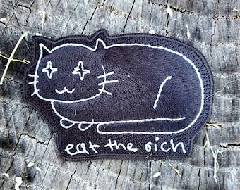 Eat the Rich Aufnäher 3 Inch