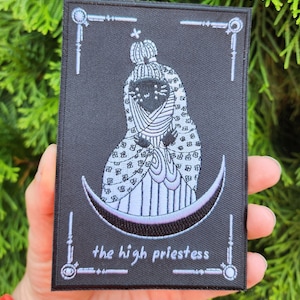 The High Priestess Black Cat 5 Inch Patch