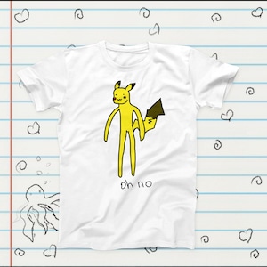 Oh No Long Electric Friend Meme Shirt, Sublimation Tshirt Gift, Graphic Tshirt, Video Game Merch, Cute Gamer Fan Gift, Cursed Tshirt, Funny