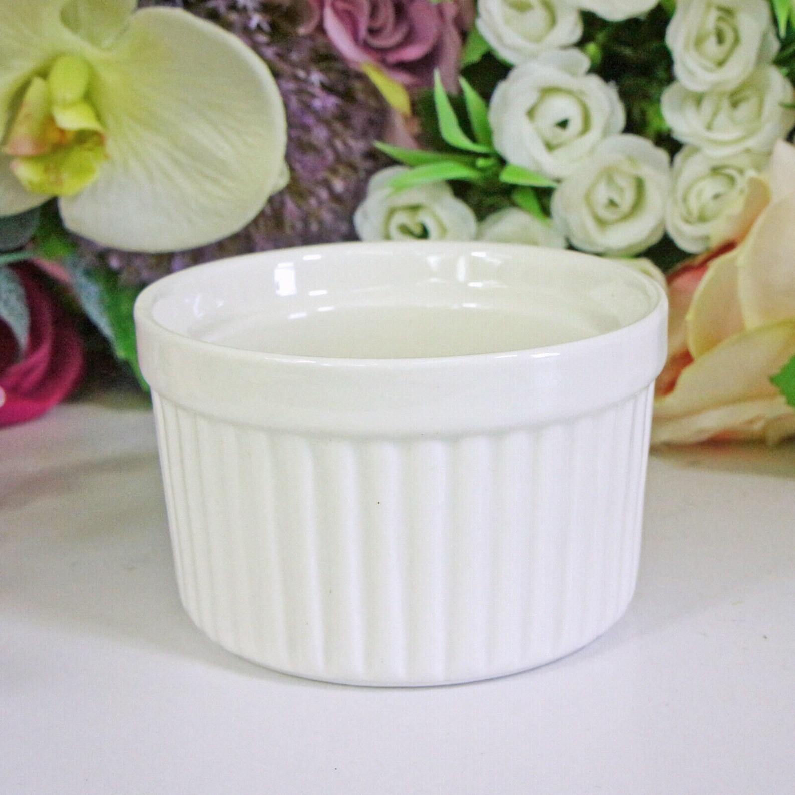 6 Platos de ramekin de cerámica Souffle Dessert Bowl Hornear Etsy