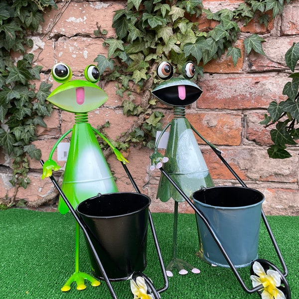 Frog Garden Ornament Etsy UK